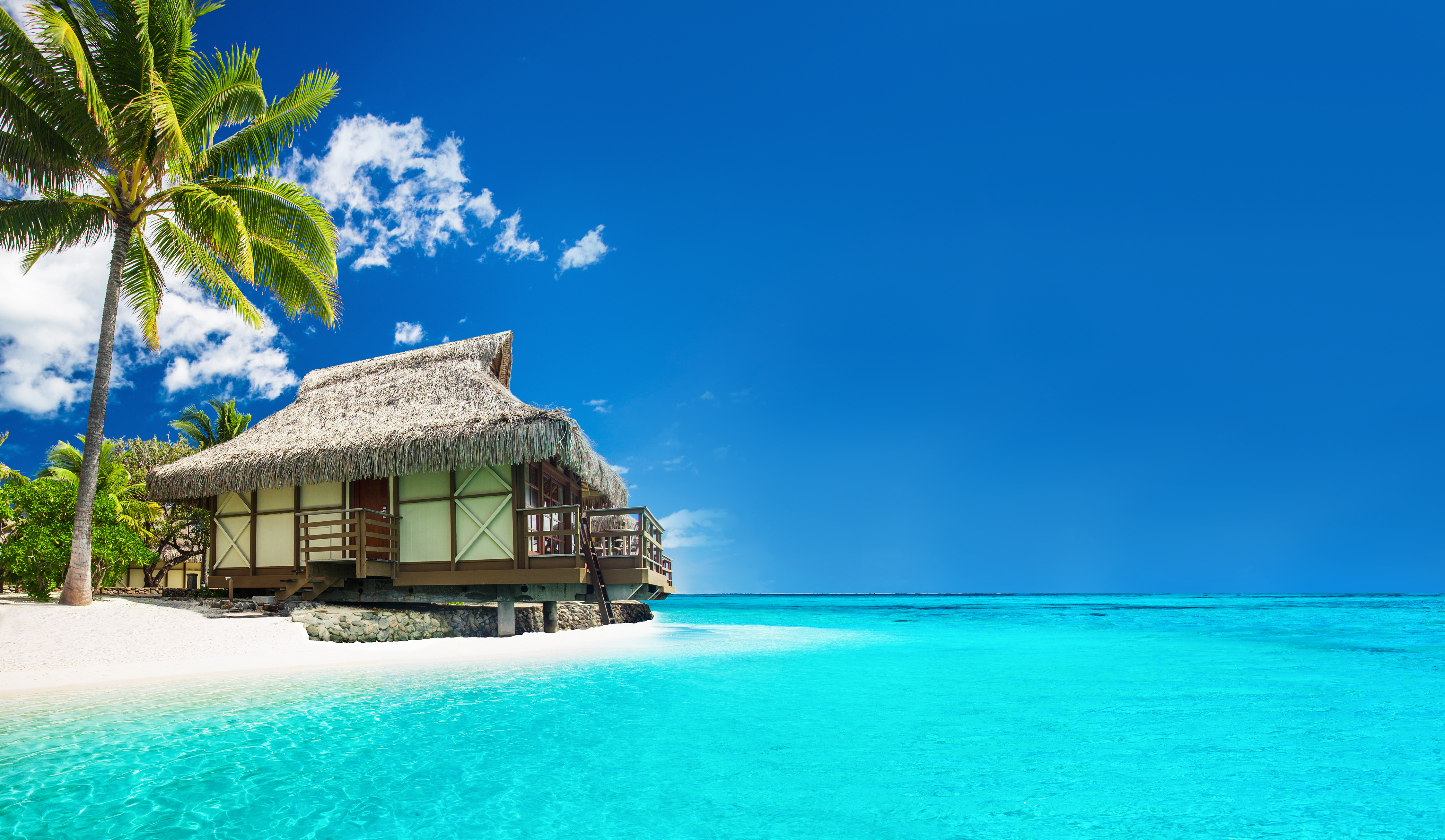 Bungalow tropical en la playa | Foto: Shutterstock