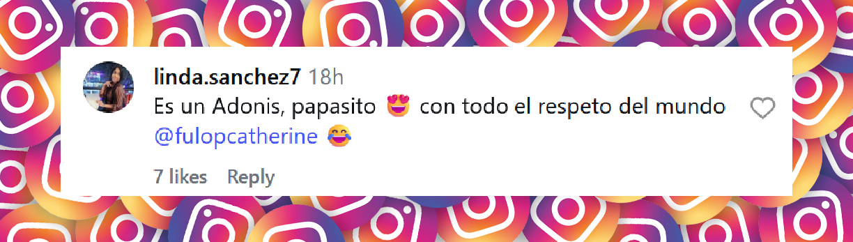 Comentario de una usuaria sobre la foto sexy compartida por Ova Sabatini | Fuente: Instagram/ovasabatini