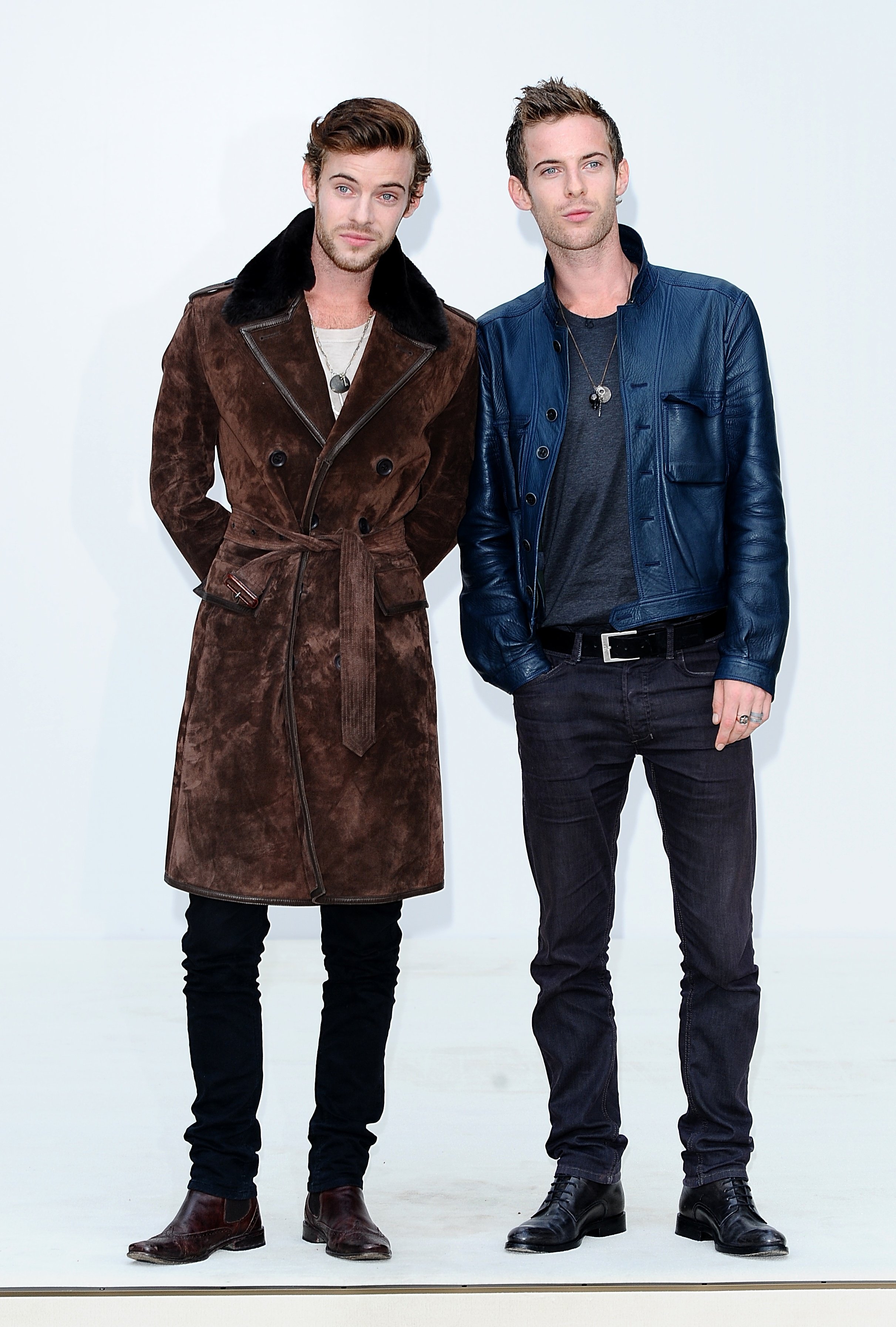 Harry y Luke Treadaway en Londres en 2011. | Foto: Getty Images