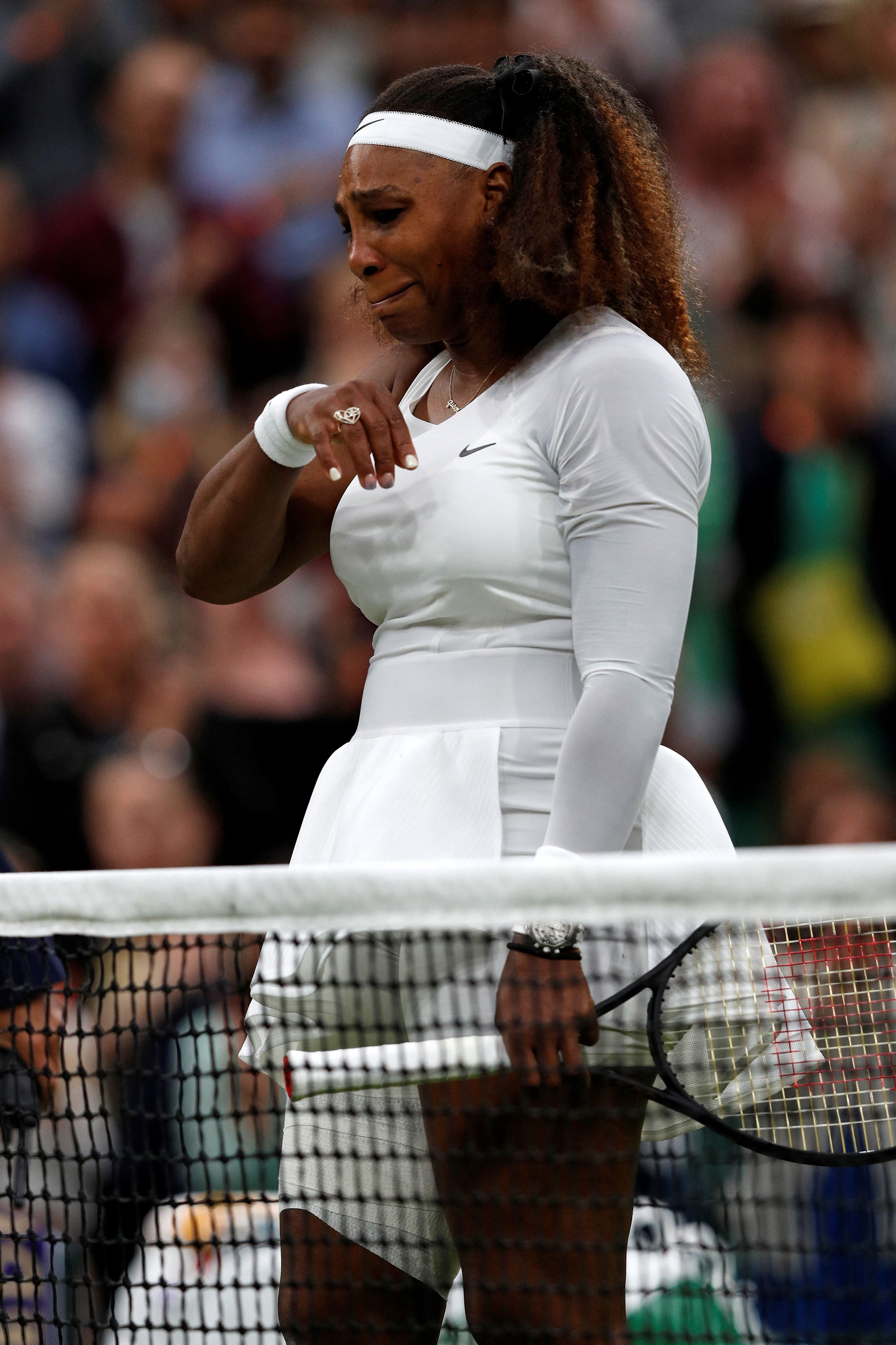 Serena Williams en Wimbledon, suroeste de Londres, el 29 de junio de 2021 | Foto: Getty Images