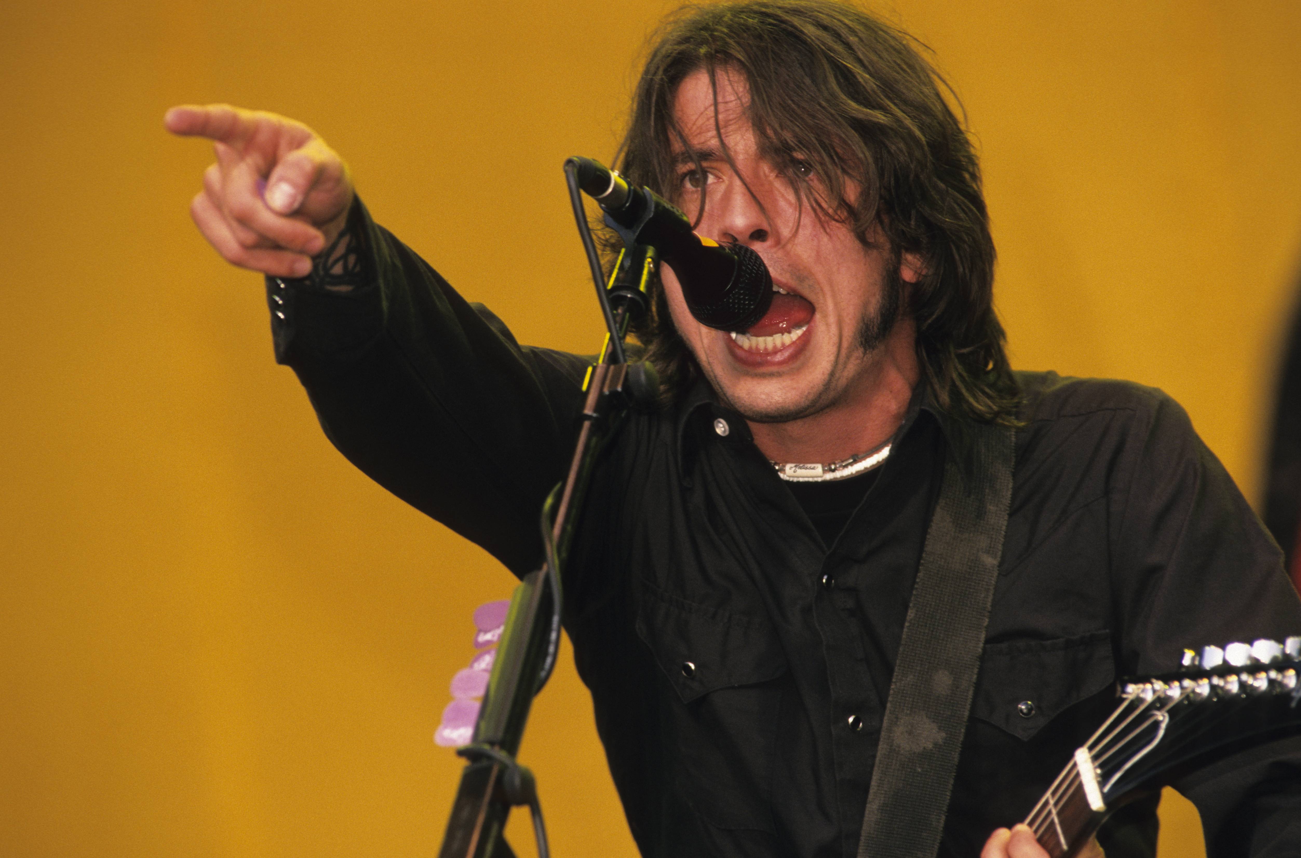 Dave Grohl de Foo Fighters en 2000. | Foto: Getty Images