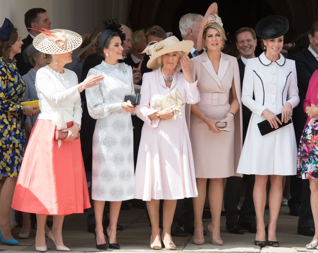Letizia en Windsor acompañada de otras personalidades de la realeza europea el 17 de junio de 2019. | Foto: Getty Images