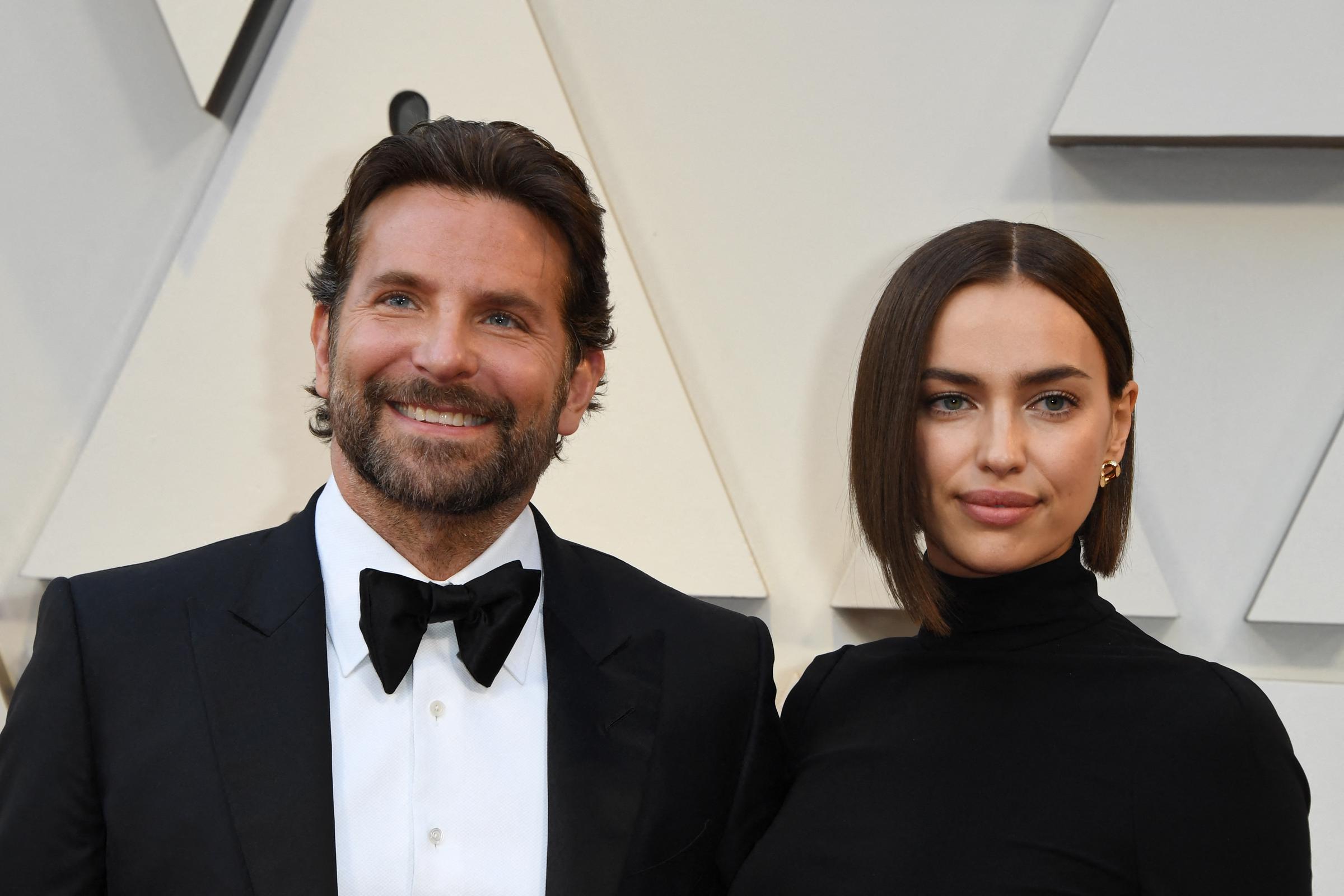 Bradley Cooper e Irina Shayk en la 91ª edición de los Premios de la Academia en Hollywood, California, el 24 de febrero de 2019. | Fuente: Getty Images