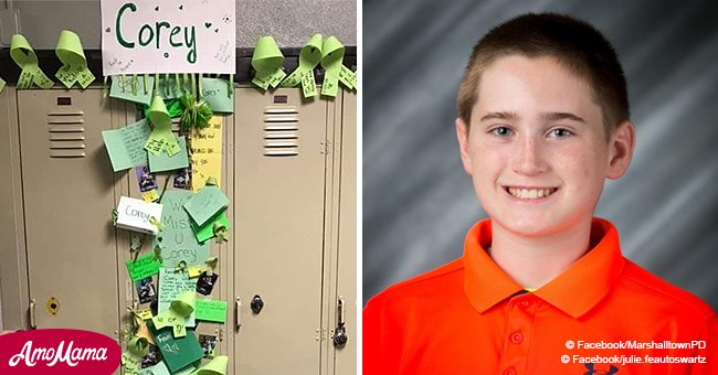 "Te extrañaremos": compañeros de escuela de Corey Brown decoran su casillero en conmovedor tributo