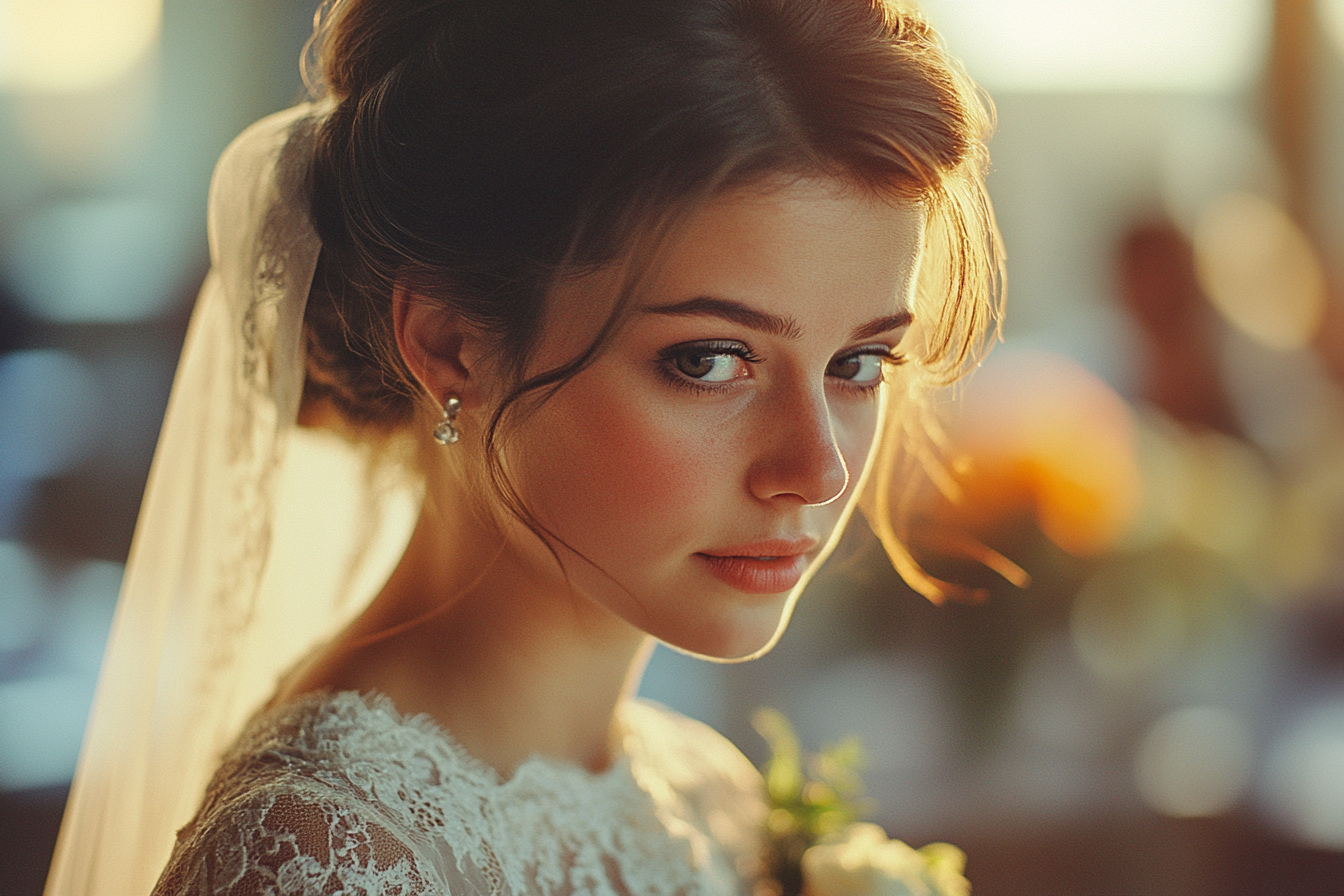 Novia decepcionada | Fuente: Midjourney