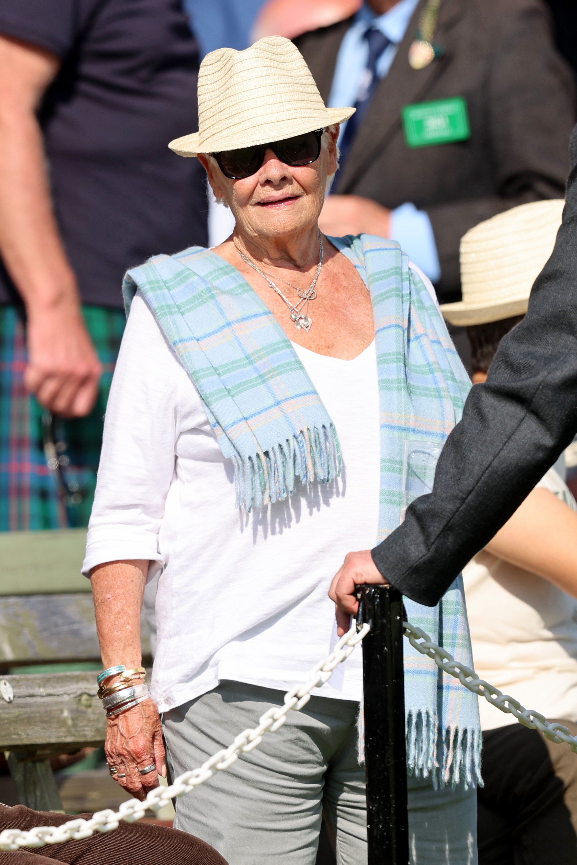 Dame Judi Dench en The Braemar Gathering el 7 de septiembre de 2024, en Braemar, Escocia | Fuente: Getty Images