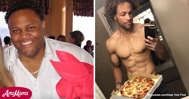 Hombre perdió 88 kilos alimentándose con "comida chatarra"
