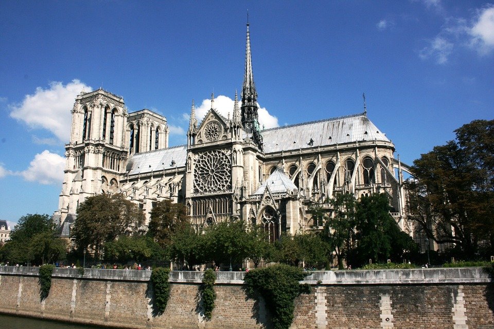 Catedral de Notre Dame, París, Francia. │ Imagen: Pixabay