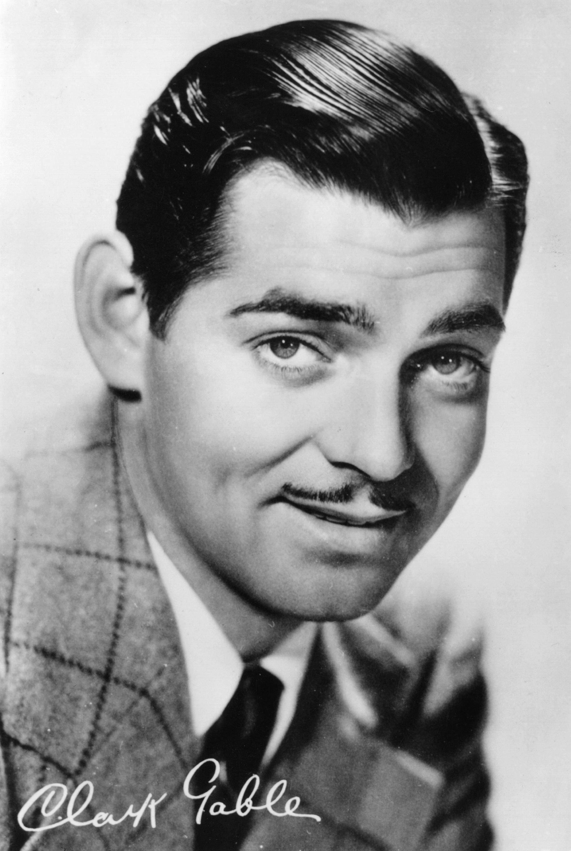 Clark Gable y su distintivo bigote │Imagen tomada de: Getty Images