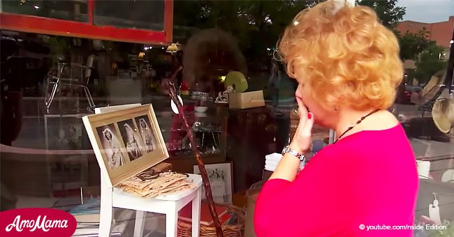 Mujer ve foto en una tienda de antigüedades y grita cuando reconoce a la chica en la imagen