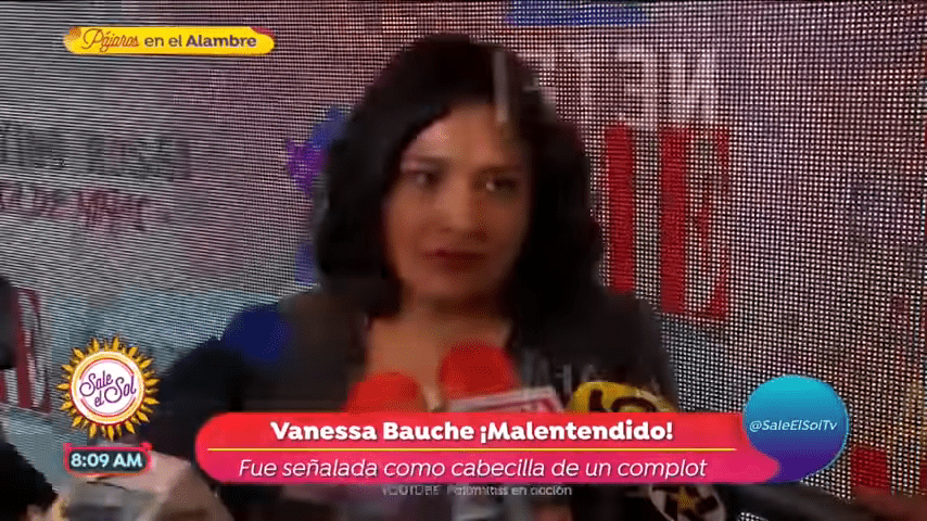 Vanessa Bauche declarando  | Imagen tomada de: YouTube /  Imagen Entretenimiento