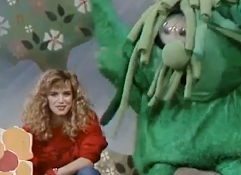 Flavia Palmiero durante su programa en los años 80. | Fuente: YouTube/Pablo Molinari