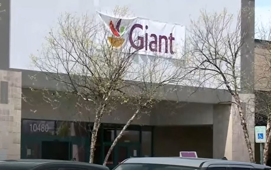 La cadena de supermercados Giant Food, donde trabajaba Leilani Jordan. | Foto: Youtube/WUSA9