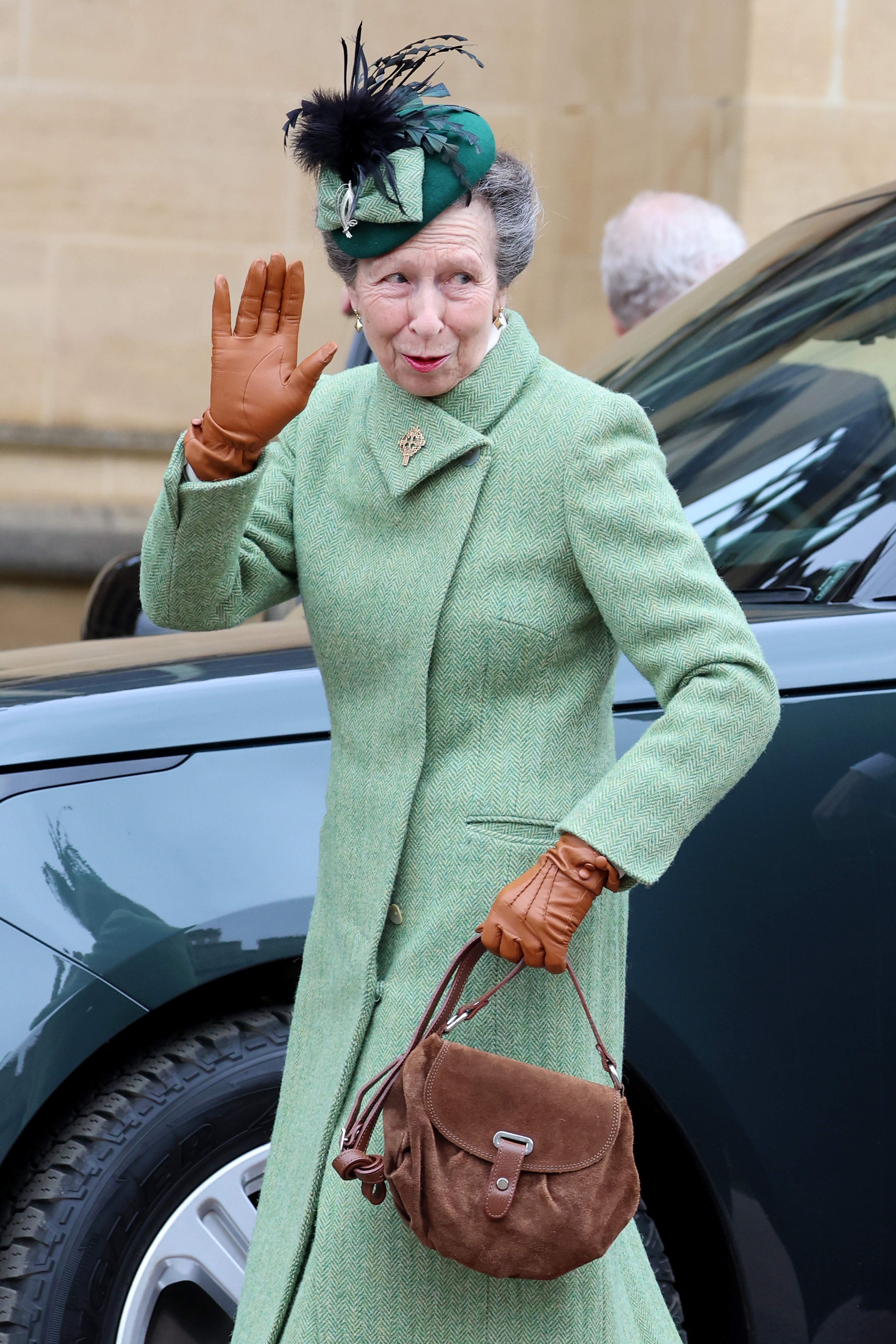 La Princesa Anne en el Servicio de Maitines de Pascua en el Castillo de Windsor en Windsor, Inglaterra, el 31 de marzo de 2024 | Fuente: Getty Images