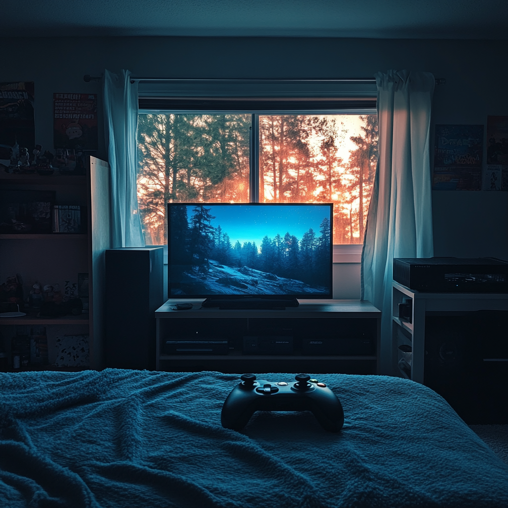 El dormitorio de un adolescente | Fuente: Midjourney