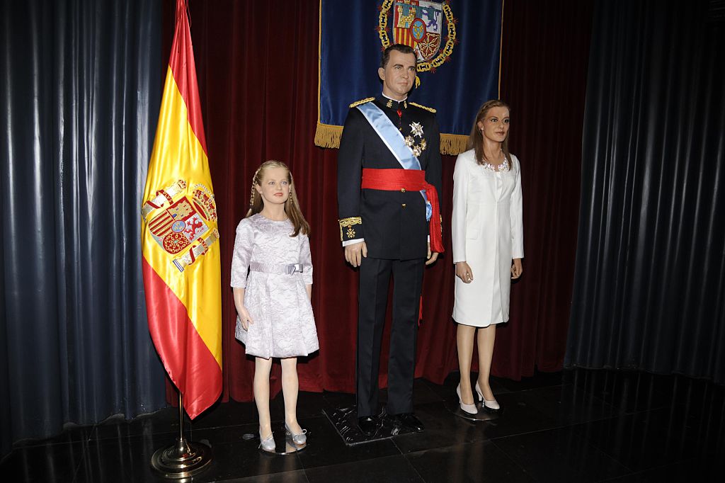 La Familia Real española de cera en el Museo de Cera de Madrid. | Foto: Getty Images