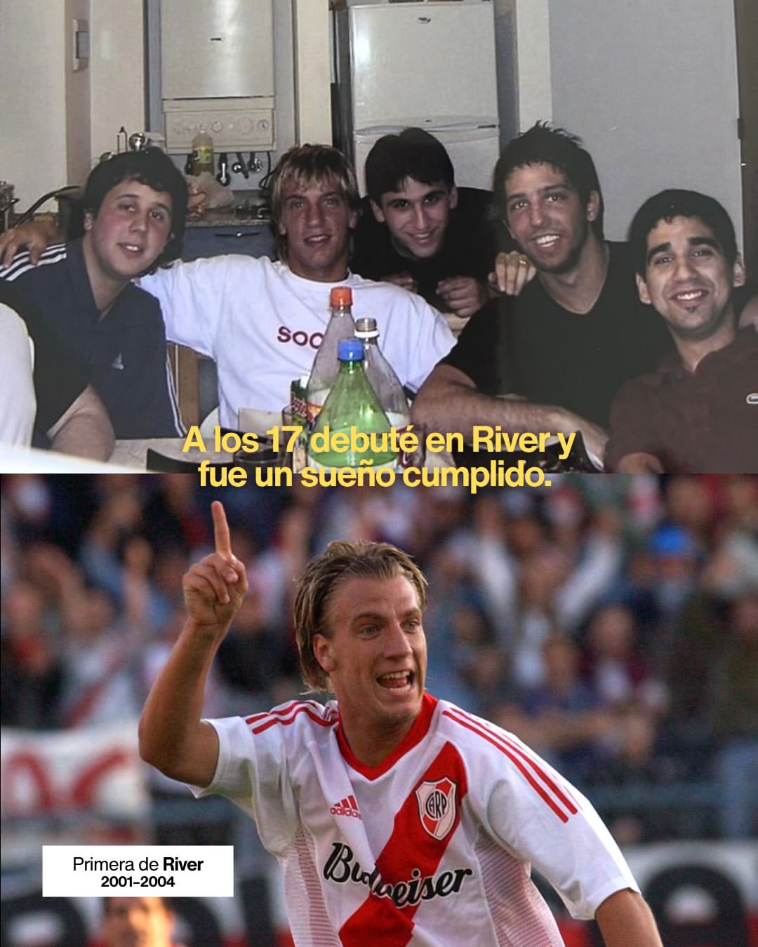 Maxi López mostró fotografías de su juventud | Fuente: Instagram/officialmaxilopez