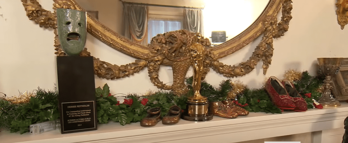El interior de la casa de Debbie Reynolds. | Fuente: youtube.com/Good Morning America
