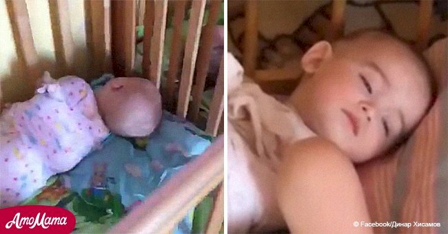 Mujer comparte video dramático de bebés con manos y piernas atadas en guardería privada