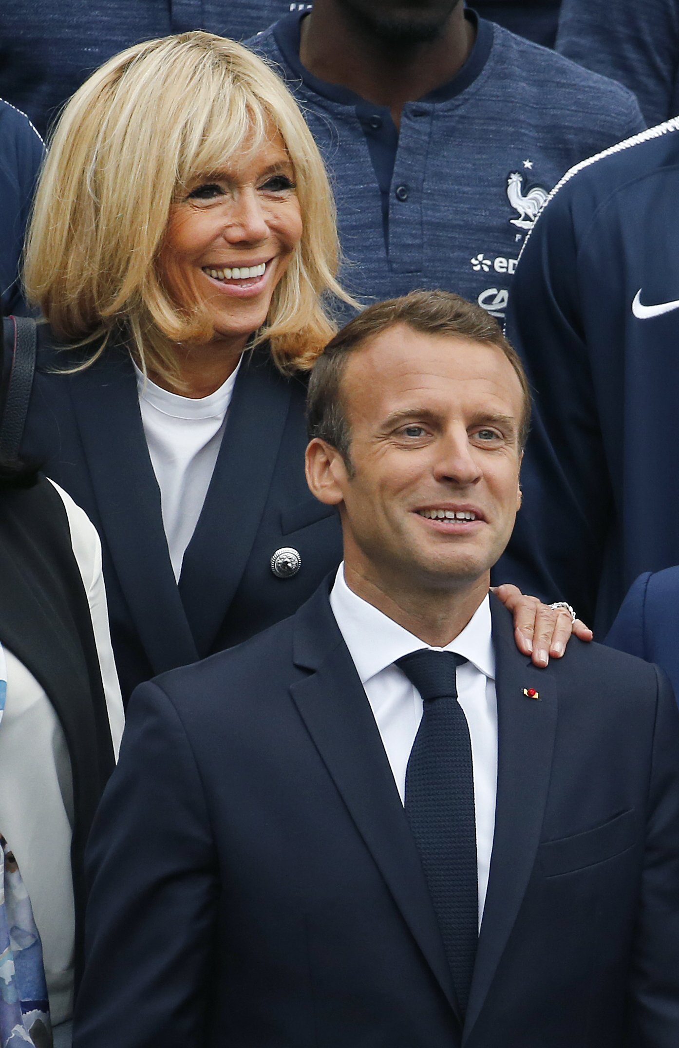 Emmanuel Macron y Brigitte Macron el 5 de junio de 2018 en Clairefontaine-en-Yvelines, Francia. | Foto: Getty Images