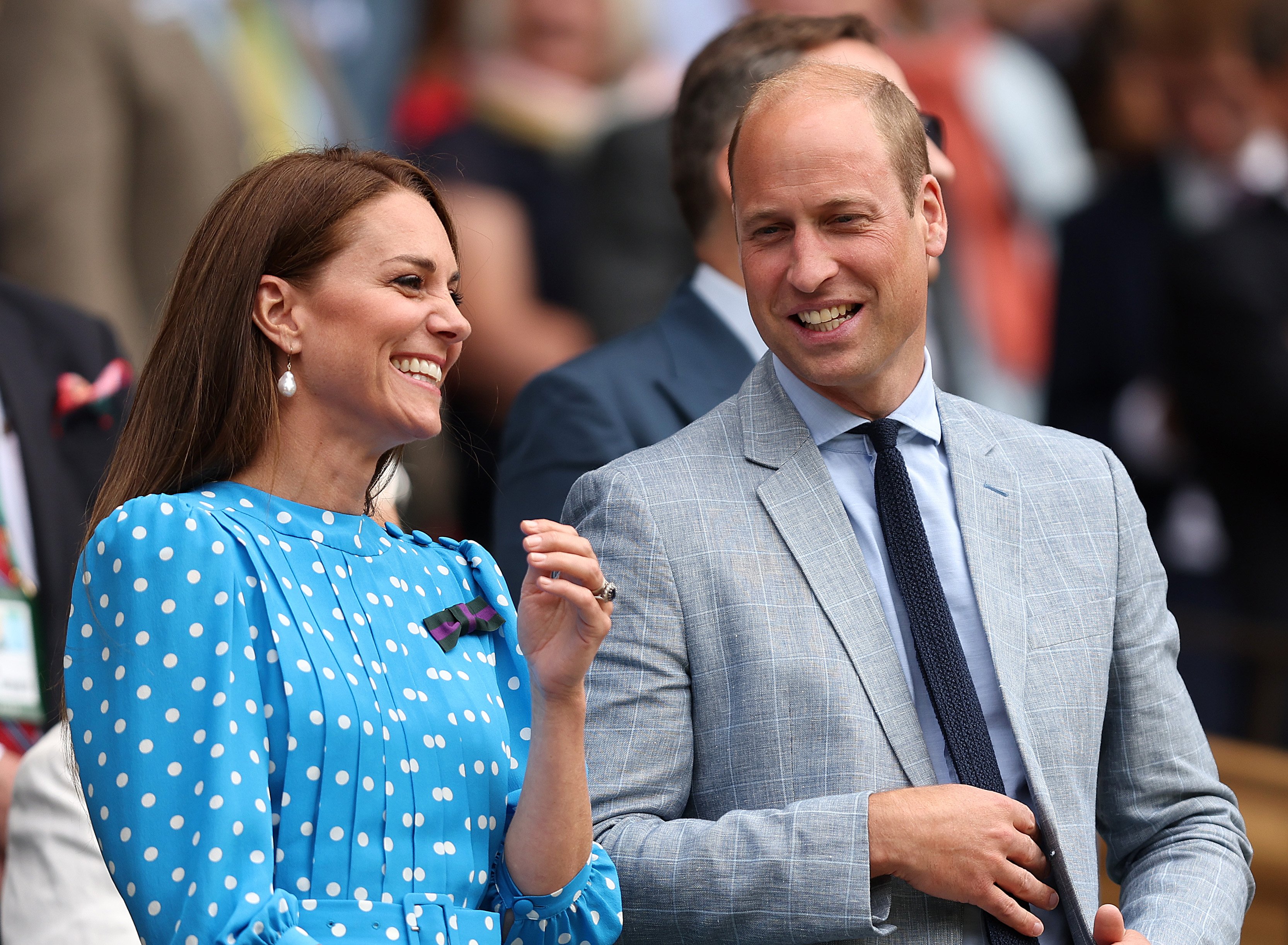 El príncipe William y Kate Middleton en el Campeonato de Wimbledon 2022 en el All England Lawn Tennis y Croquet Club, el 5 de julio de 2022 en Londres, Inglaterra. | Foto: Getty Images