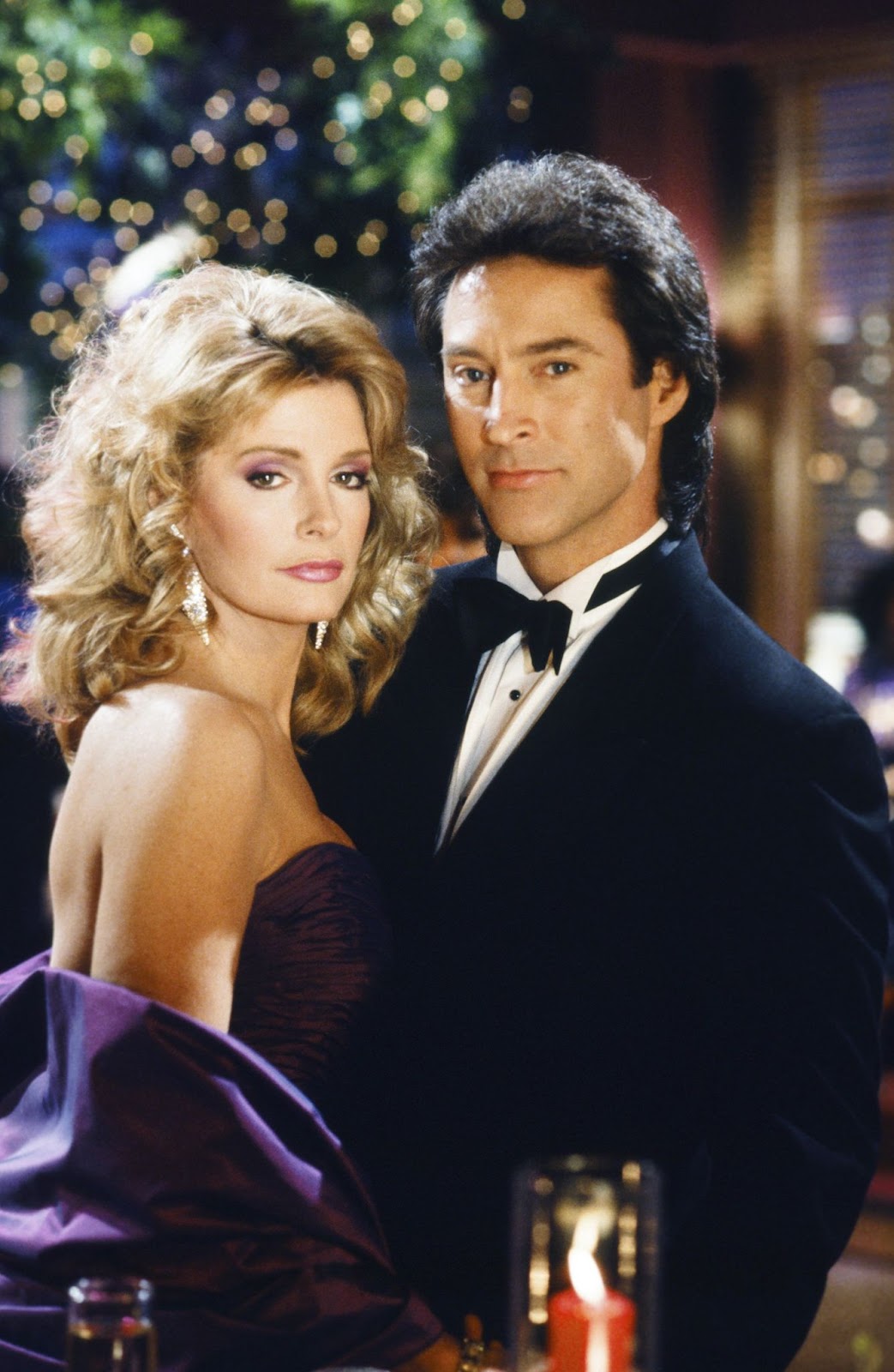 La actriz como Marlena Evans y Drake Hogestyn como John Black en "Days of our Lives" en 1993. | Fuente: Getty Images