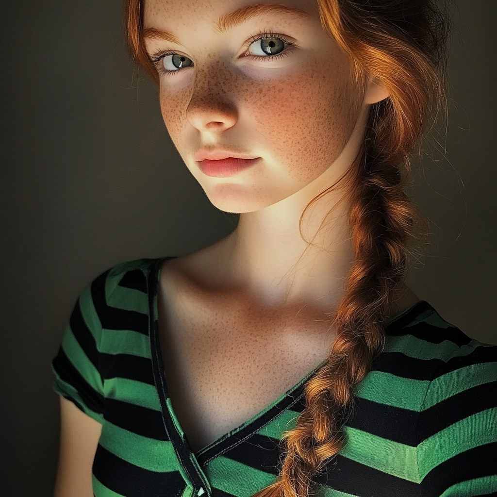 Una adolescente snob | Fuente: Midjourney