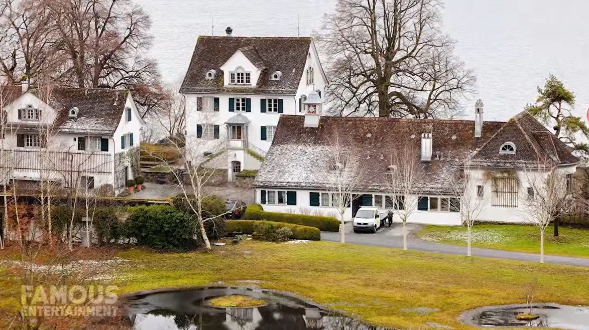 La mansión de 10 edificios de Tina Tuner y Erwin Bach en Zúrich, Suiza. | Foto: YouTube@FamousEntertainment