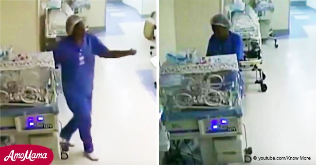 Enfermera fue grabada mientras presuntamente intentaba matar a cuatro recién nacidos