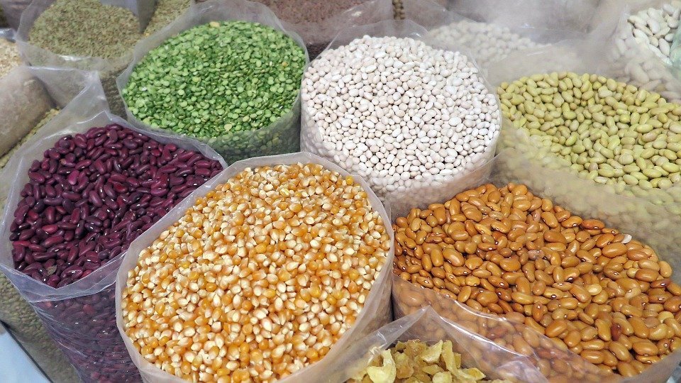 Variedad de granos. | Imagen: Pixabay