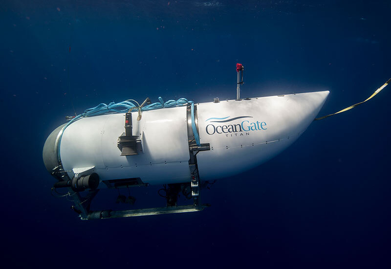 La nave Titan Submersible que realizó una inmersión hacia los restos del Titanic en junio de 2023 | Foto: Getty Images
