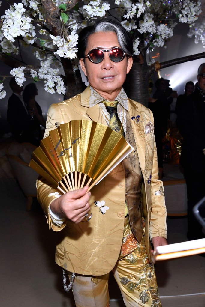  Kenzo Takada celebra sus 80 años en el Pavillon Ledoyen el 28 de febrero de 2019.|Foto: Getty Images