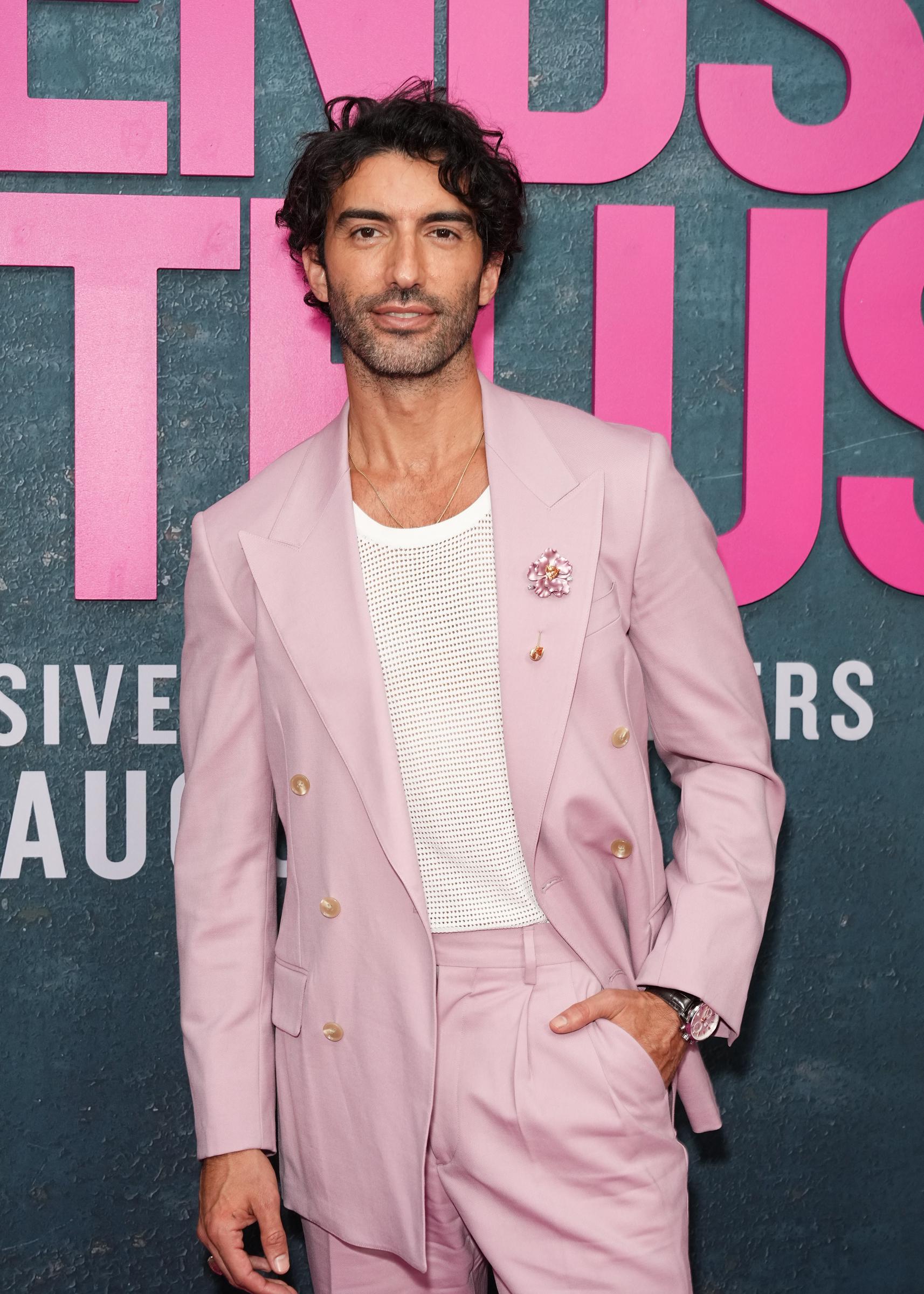 Justin Baldoni en el estreno en Nueva York de "It Ends With Us", 2024 | Fuente: Getty Images