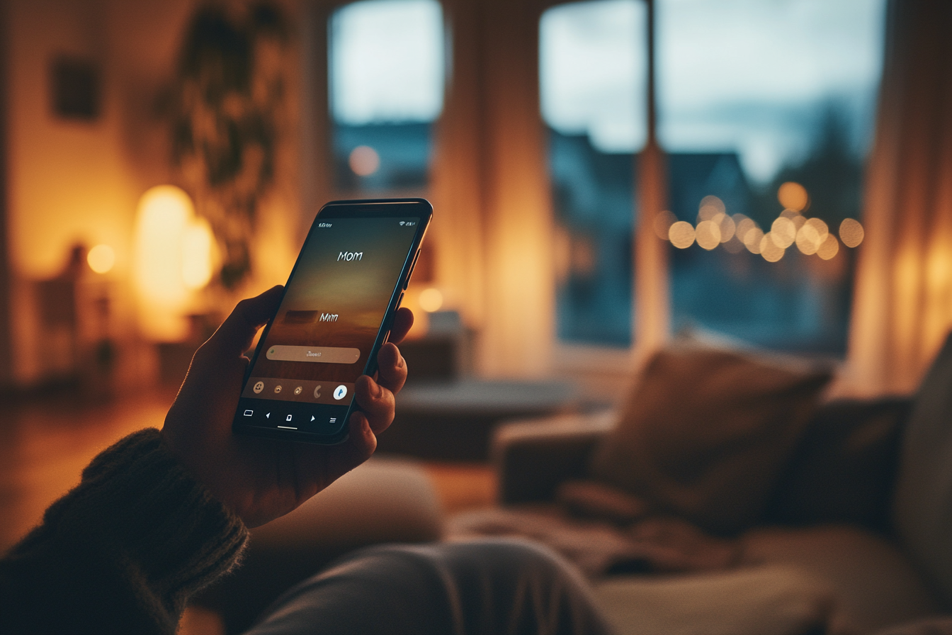 Un hombre sujetando su teléfono | Fuente: Midjourney