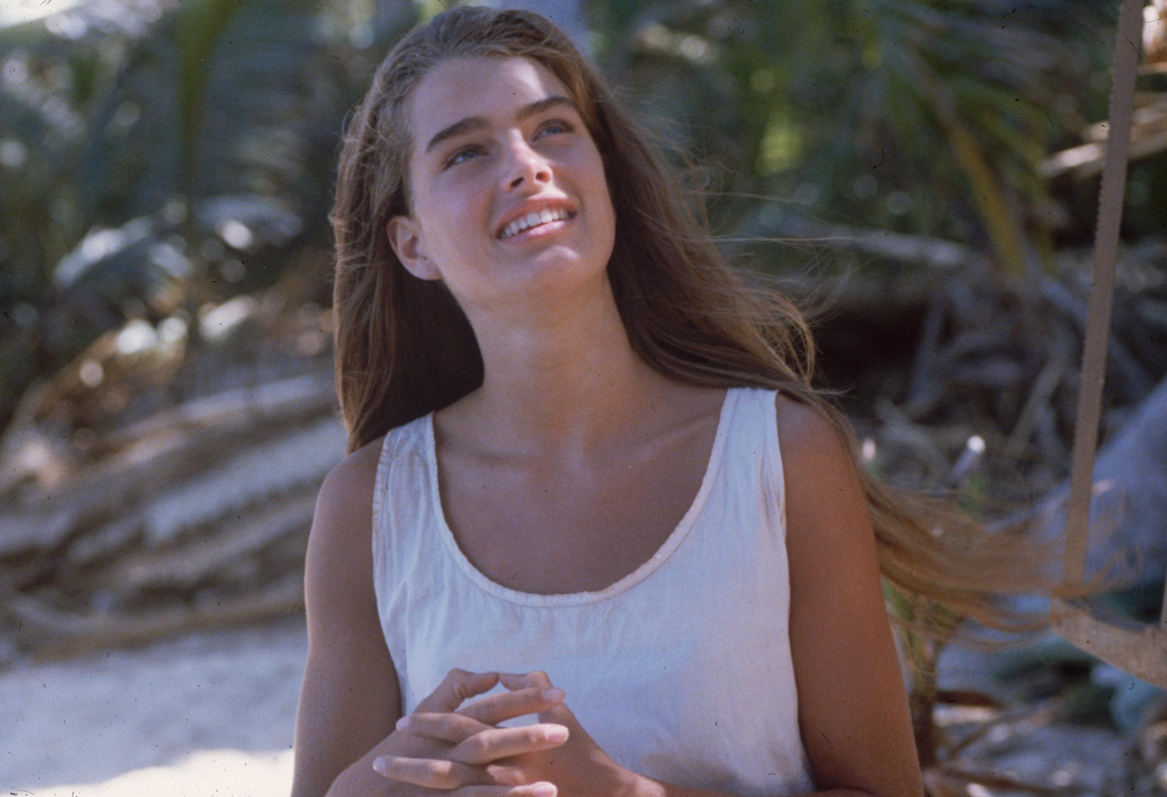 Brooke Shields rodando "The Blue Lagoon" hacia 1980 | Fuente: Getty Images