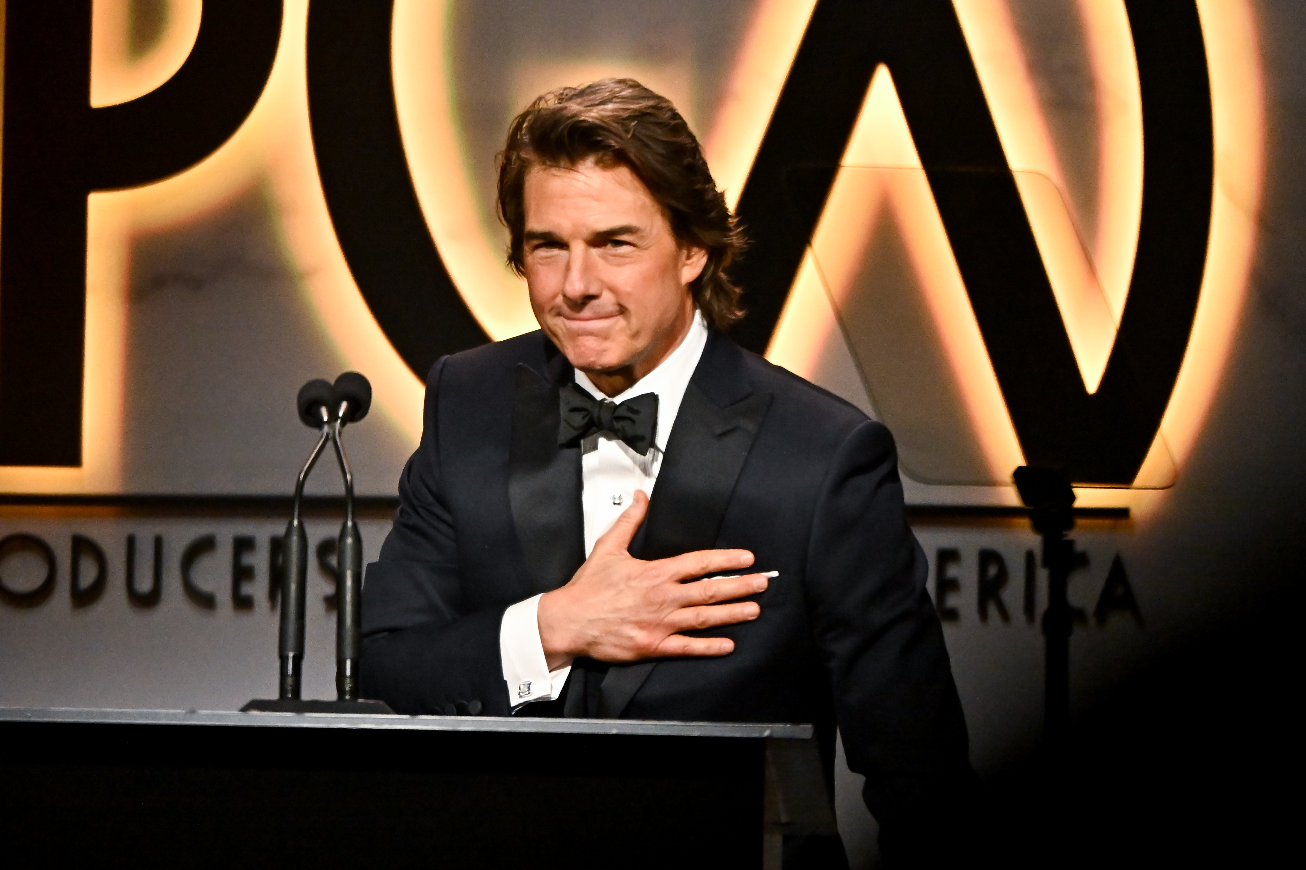 Tom Cruise en los 34º Premios Anuales del Gremio de Productores en Beverly Hills, California, el 25 de febrero de 2023. | Fuente: Getty Images