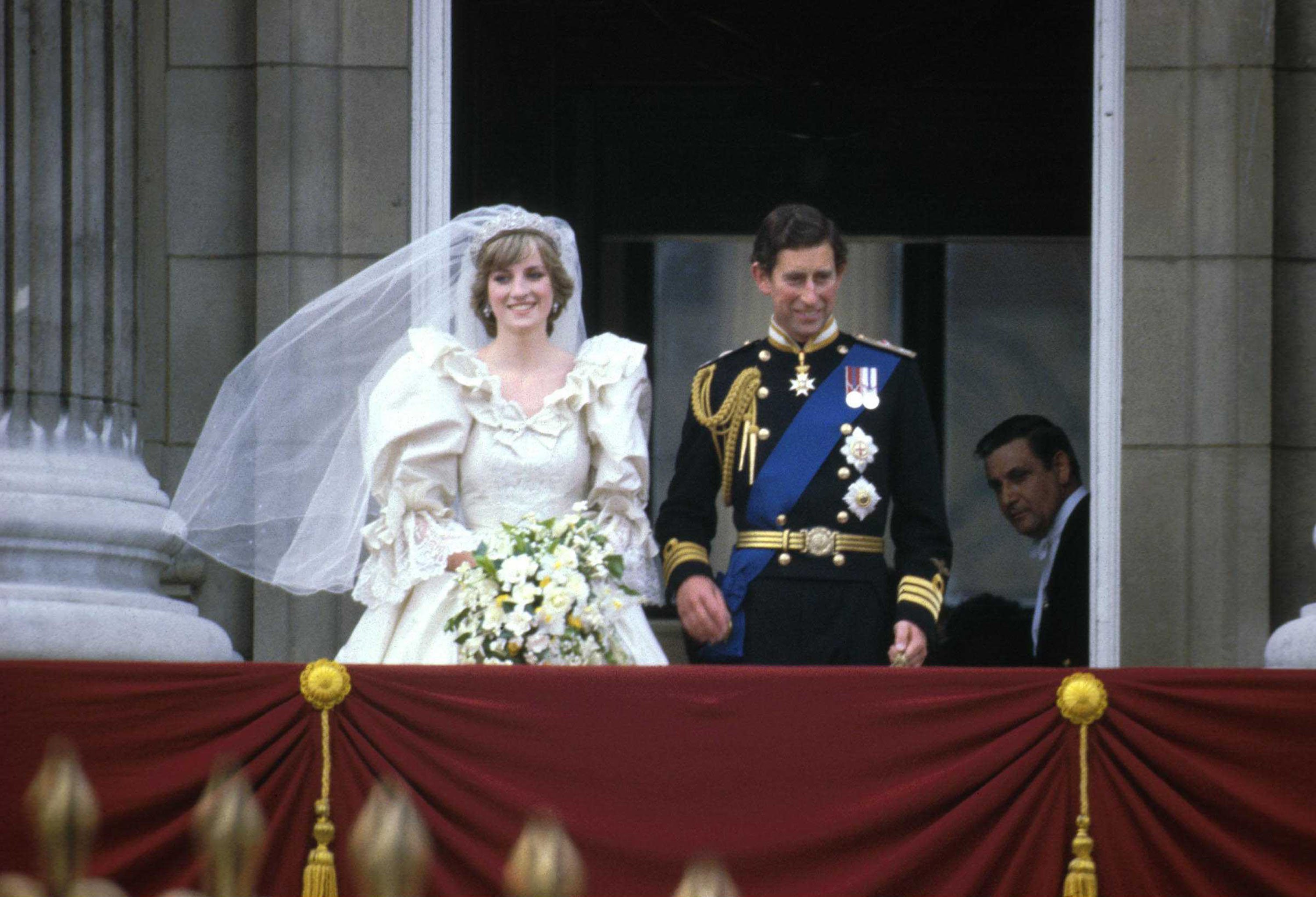 Diana y Charles el día de su boda, el 29 de julio de 1981. | Foto: Getty Images