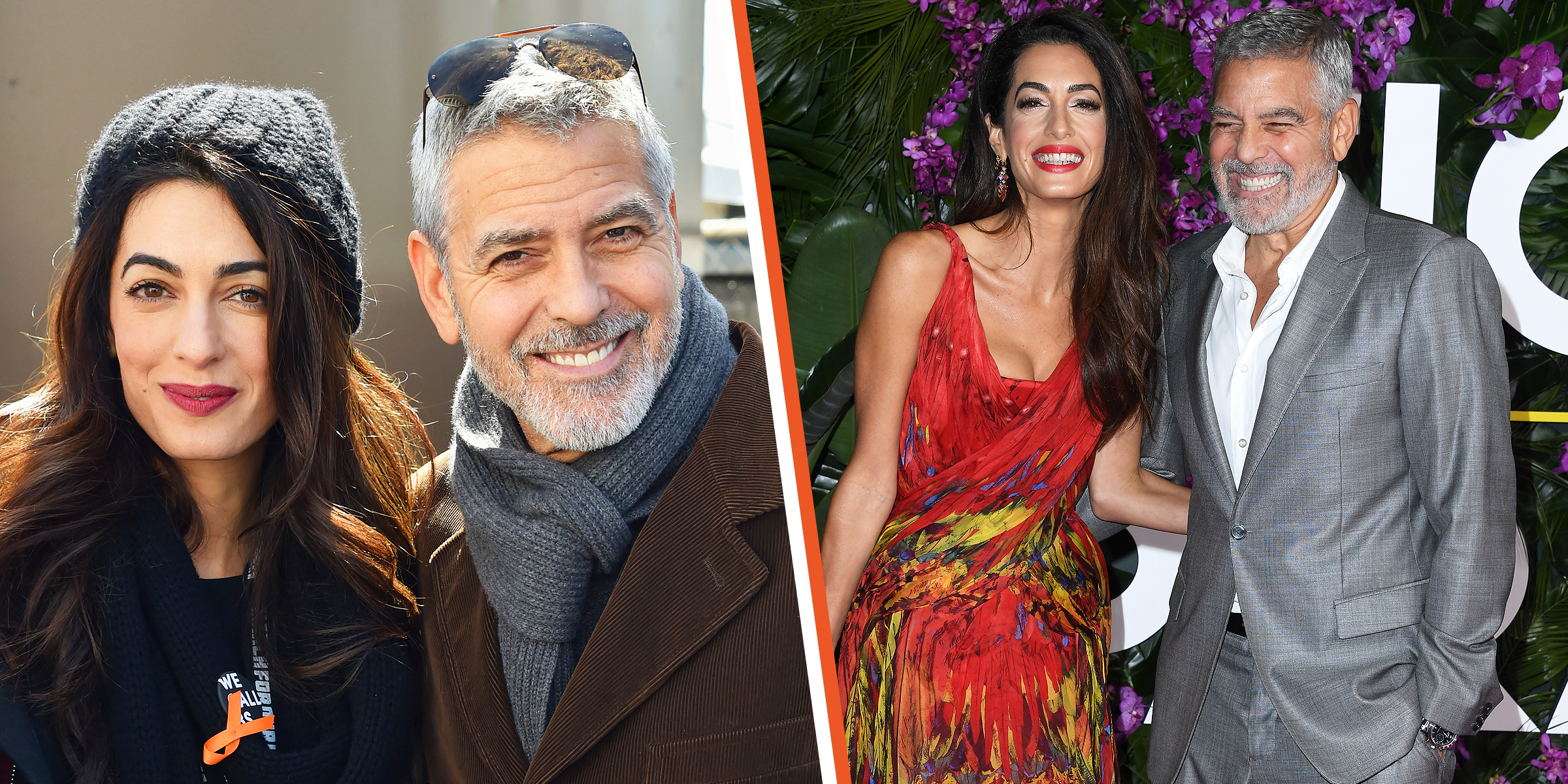 Amal Clooney y George Clooney. | Foto: Getty Images