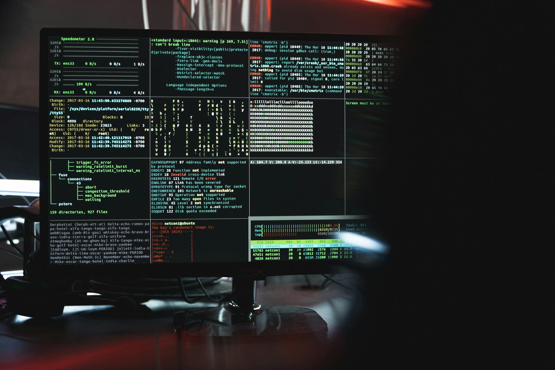 Monitor mostrando software | Foto: Pexels