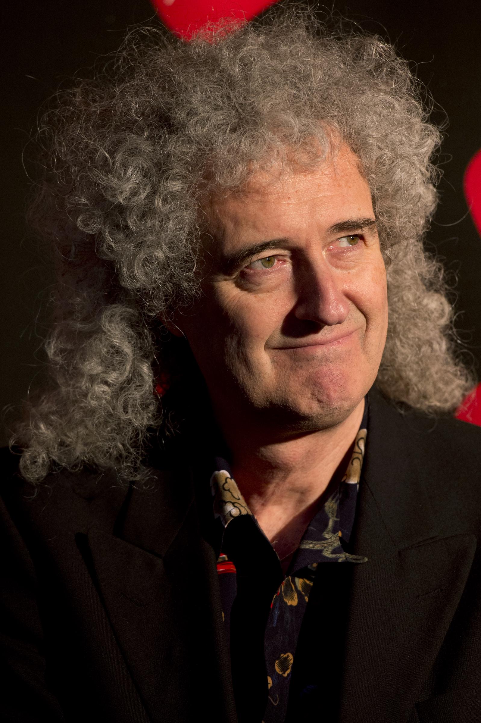 Brian May, asiste a la ceremonia en la que se concedió a Queen el premio PRS for Music Heritage en el Imperial College de Londres, el 5 de marzo de 2013 | Fuente: Getty Images