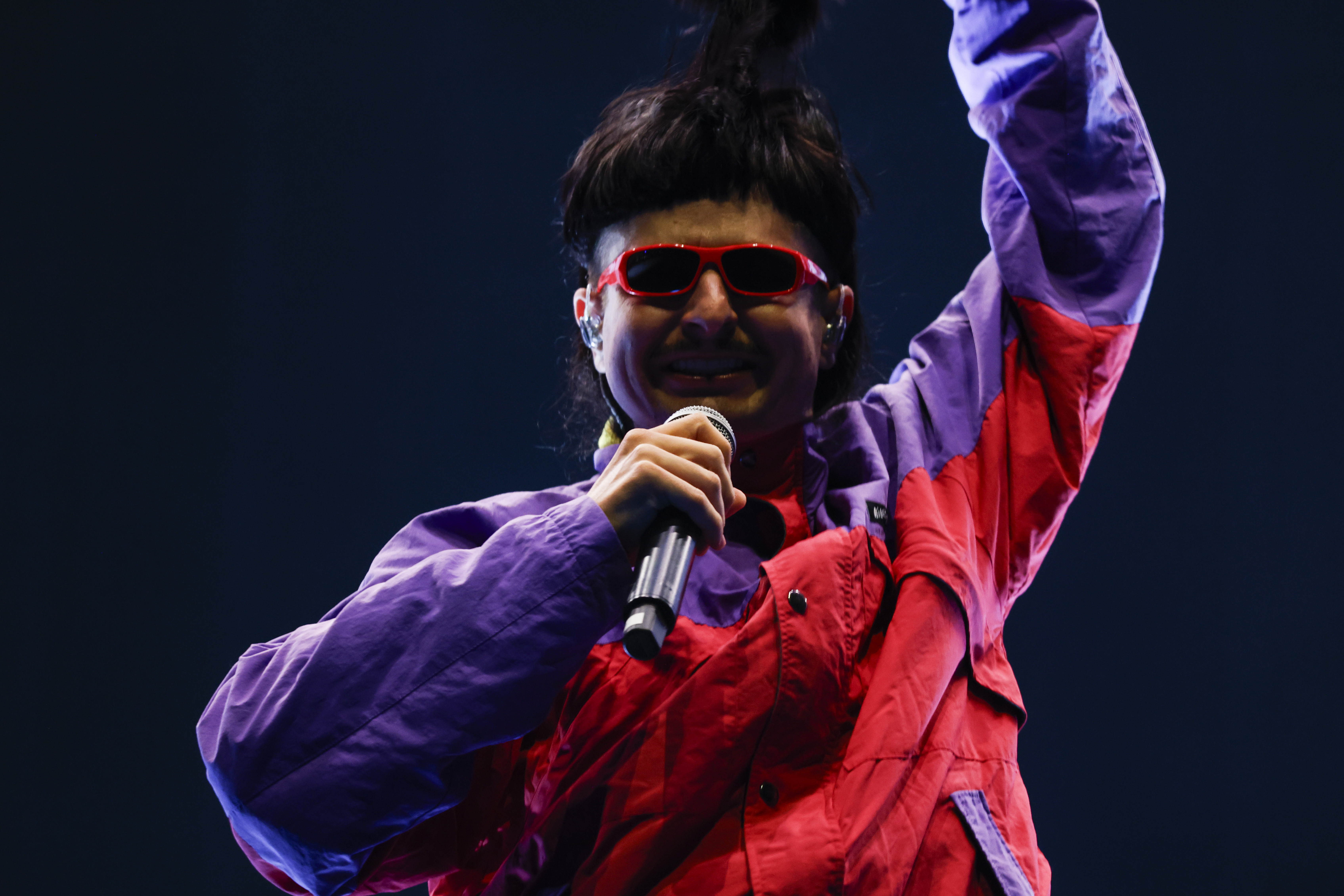 Oliver Tree actúa con Subtronics en el escenario Sahara durante el Festival de Música y Artes de Coachella Valley en el Empire Polo Club el domingo 12 de abril de 2026, en Indio, California. | Fuente: Getty Images