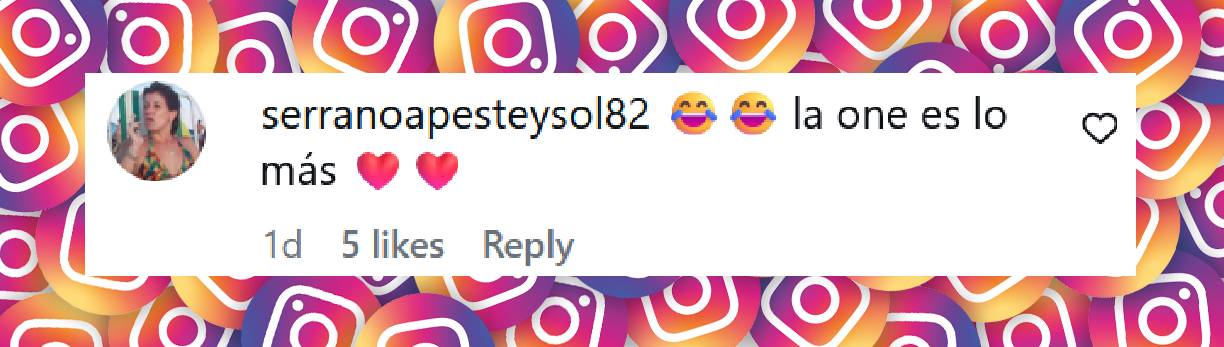 Comentario de una usuaria sobre el tratamiento de belleza de Moria Casán | Fuente: Instagram/lamesazarg
