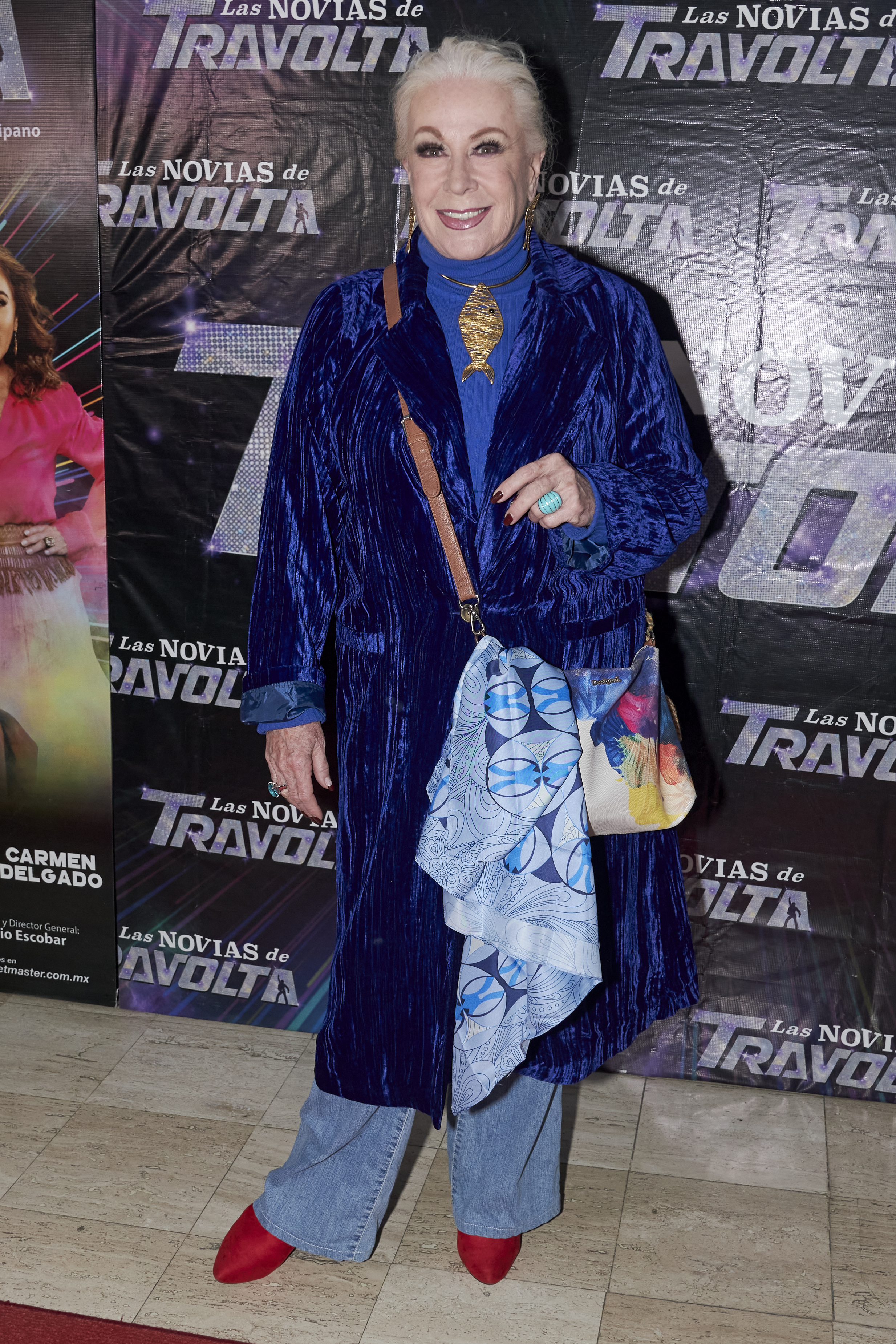 Laura Zapata posa para una foto durante la Alfombra Roja de Las novias de Travolta en el teatro Independencia el 19 de octubre de 2024 en Morelia, México. | Fuente: Getty Images