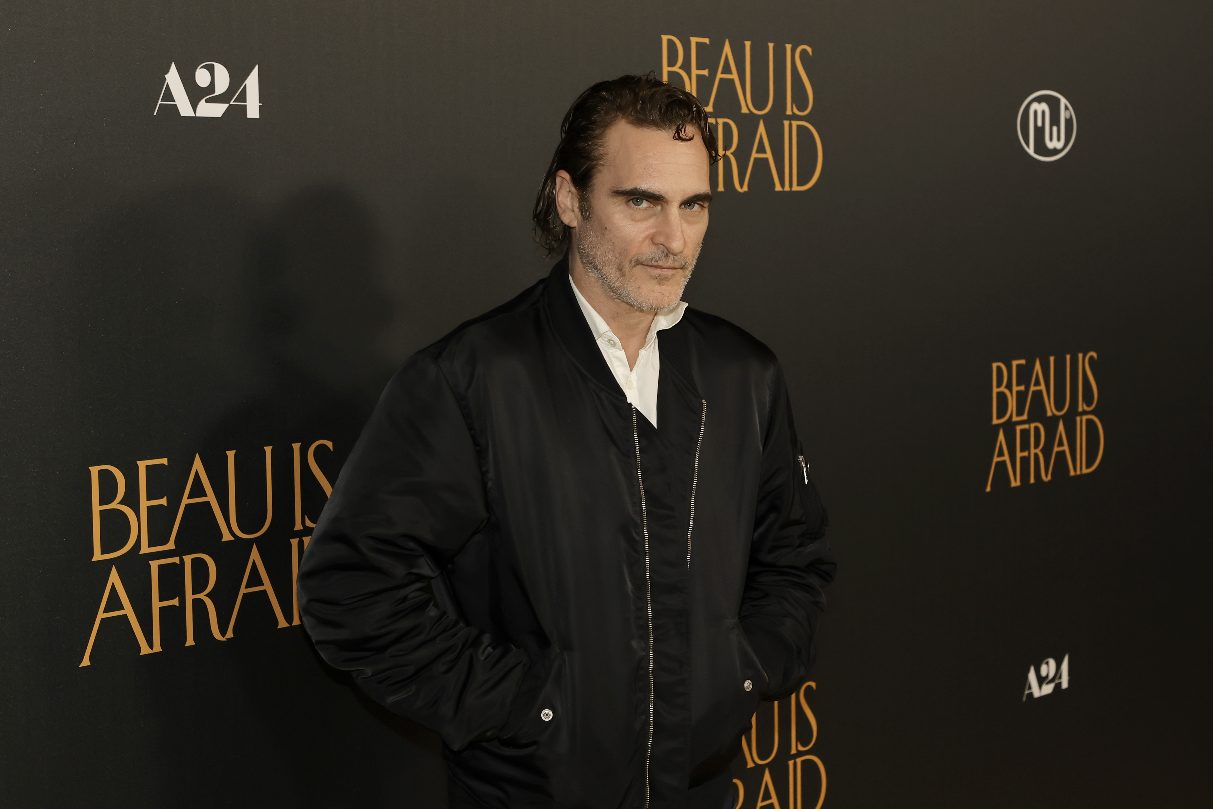 Joaquin Phoenix asiste al estreno en Los Ángeles de "Beau Is Afraid", 2023 | Fuente: Getty Images