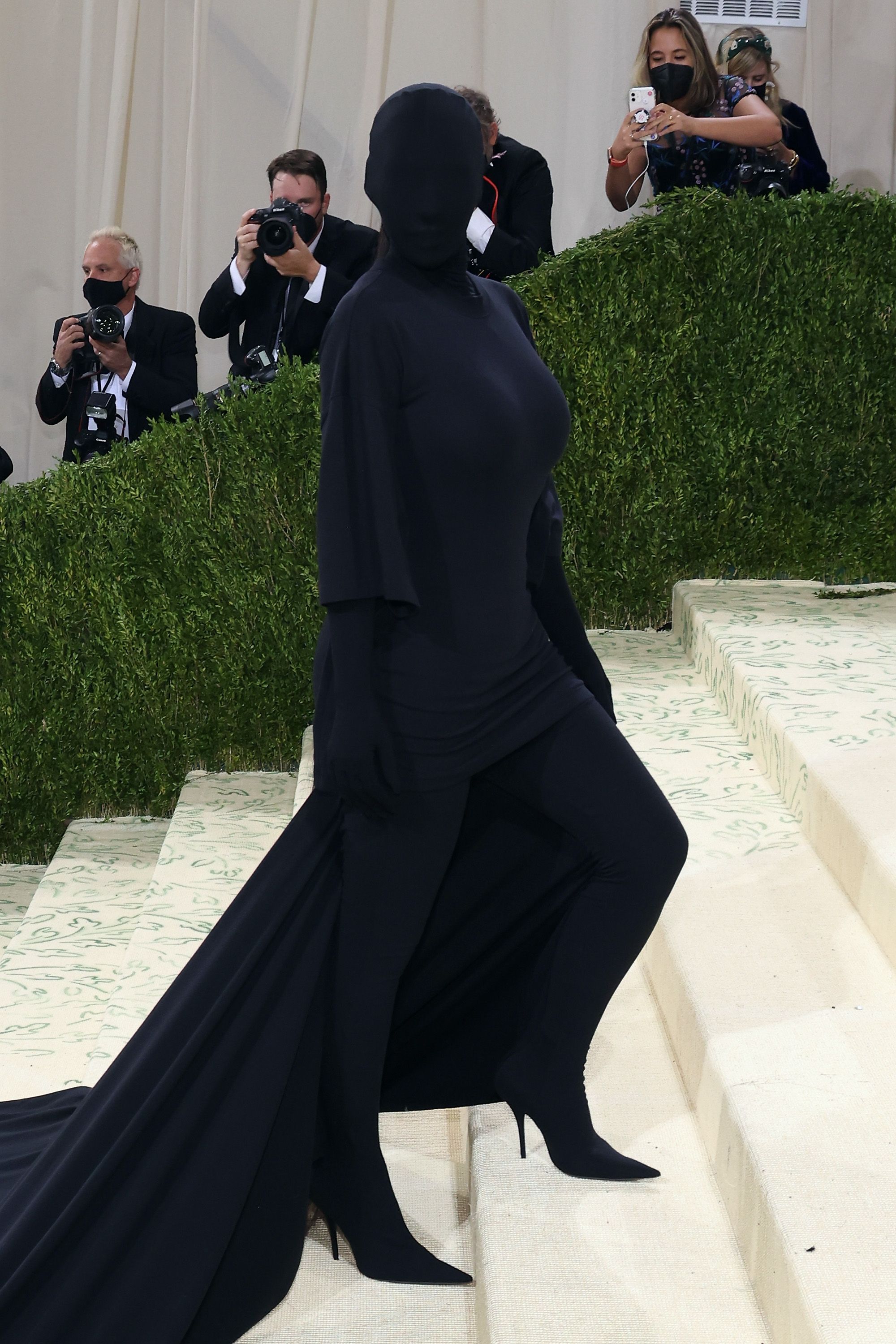 Kim Kardashian West durante la gala benéfica Met Gala 2021 "In America: A Lexicon of Fashion" en el Museo Metropolitano de Arte el 13 de septiembre de 2021 en Nueva York | Foto: Getty Images