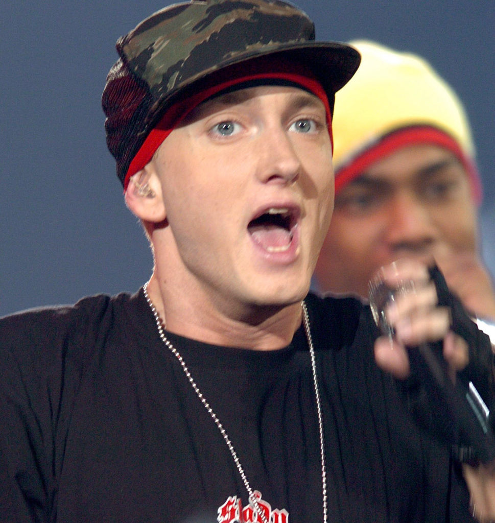 Eminem durante los MTV European Music Awards 2004 en Tor di Valle el 18 de noviembre de 2004 en Roma, Italia | Fuente: Getty Images