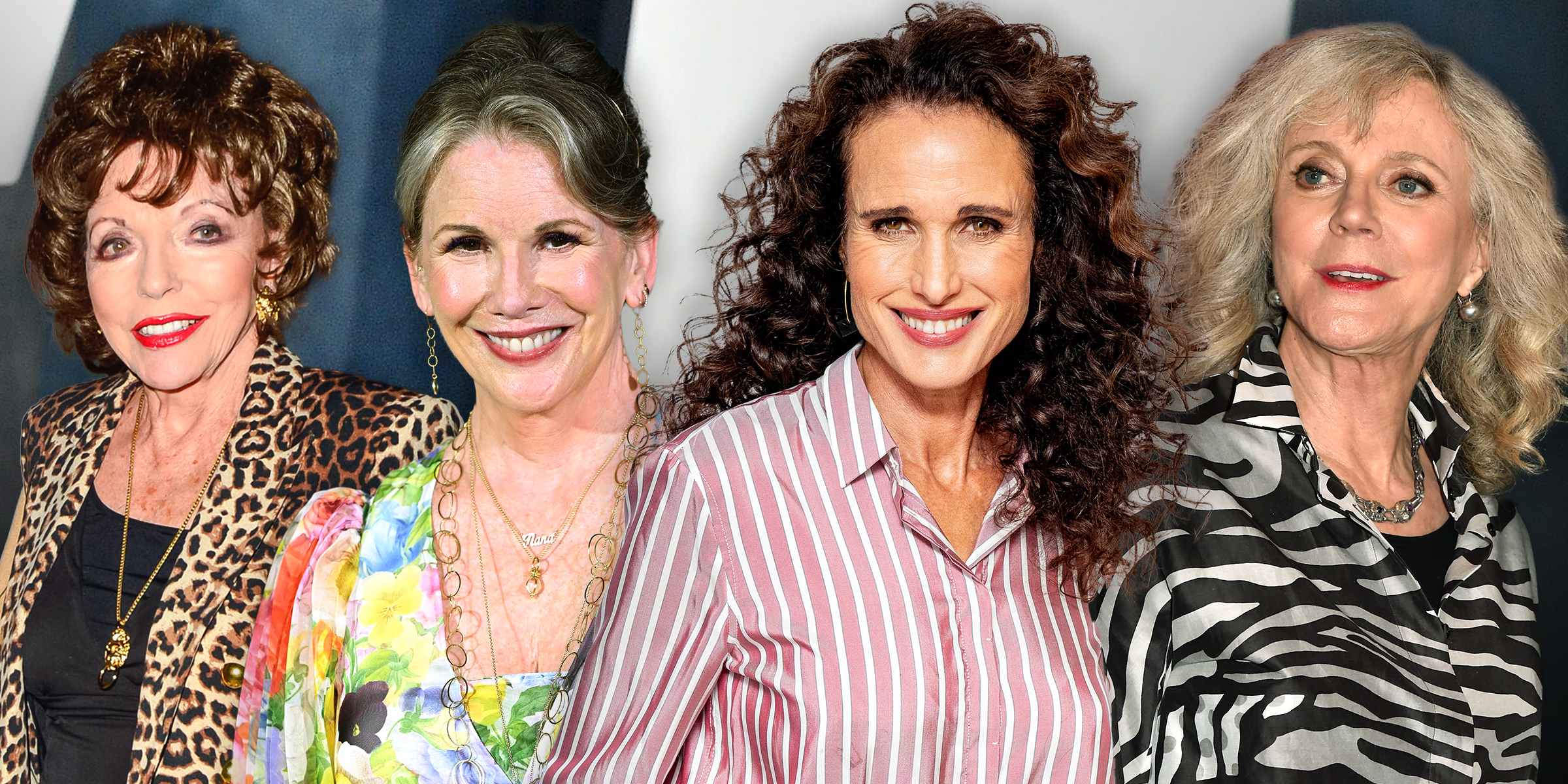 Joan Collins | Melissa Gilbert | Andie MacDowell | Blythe Danner. | Foto: Getty Images