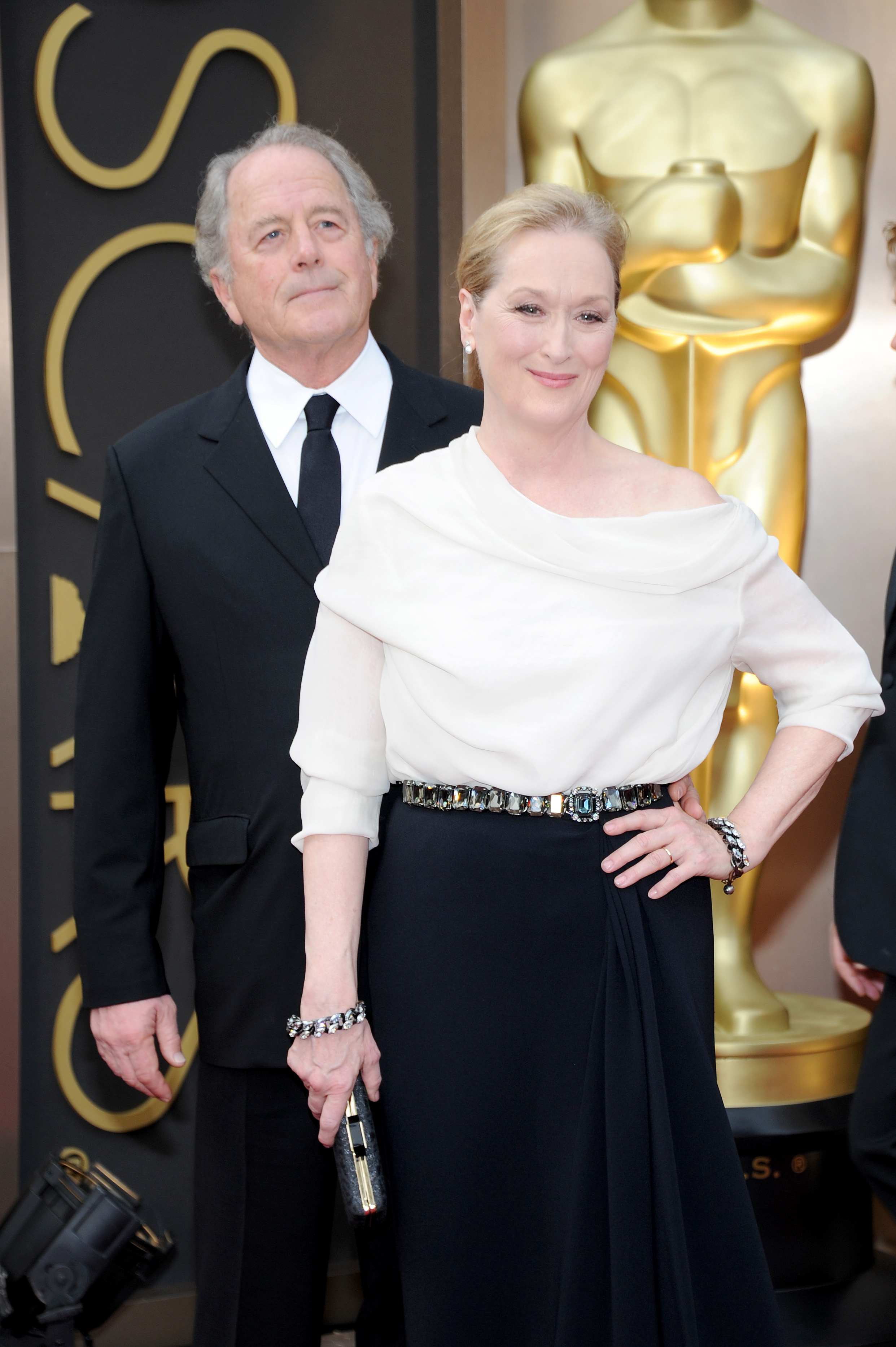 Don Gummer y Meryl Streep en los Oscar en el Hollywood Highland Center el 2 de marzo de 2014 en Hollywood, California. | Foto: Getty Images