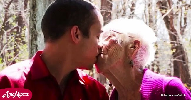 "Solo me atraen las mujeres mayores": con 31 años está apasionadamente enamorado de su novia de 91