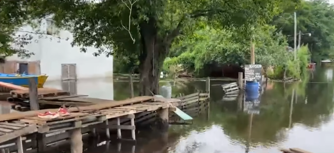 Imágenes de las inundaciones en la provincia de Chaco, Argentina | Fuente: YouTube/C5N